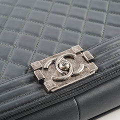 Chanel New Medium Boy Dark Grey