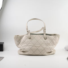 Chanel On the Road Coco Mark Tote Grey