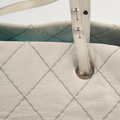 Chanel On the Road Coco Mark Tote Grey