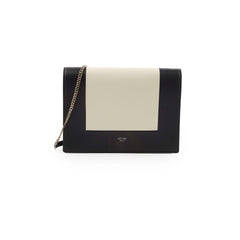 Celine Frame Wallet On Chain Black/White
