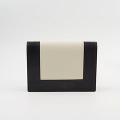 Celine Frame Wallet On Chain Black/White