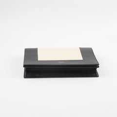 Celine Frame Wallet On Chain Black/White