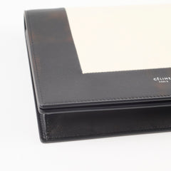 Celine Frame Wallet On Chain Black/White