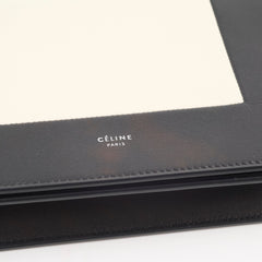Celine Frame Wallet On Chain Black/White
