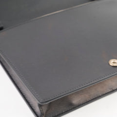 Celine Frame Wallet On Chain Black/White