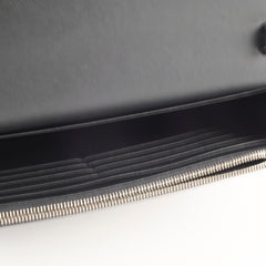 Celine Frame Wallet On Chain Black/White