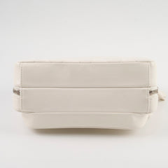 Chanel White Seasonal Flap Bag Calfskin 29 Series