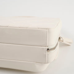 Chanel White Seasonal Flap Bag Calfskin 29 Series