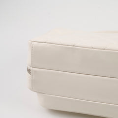 Chanel White Seasonal Flap Bag Calfskin 29 Series