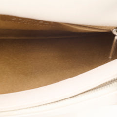 Chanel White Seasonal Flap Bag Calfskin 29 Series