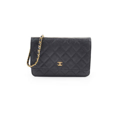 Chanel Caviar Wallet On Chain WOC Black 24 Series