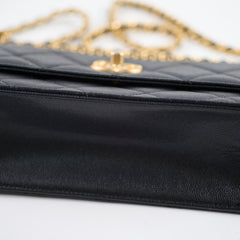 Chanel Seasonal Caviar Flap Cross body Bag Microchip