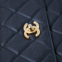 Chanel Seasonal Caviar Flap Cross body Bag Microchip