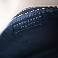 Saint Laurent Lou Lou Puffer Small Dark Beige