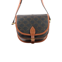 Celine Folco Medium Triomphe Bag Brown