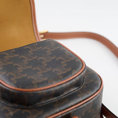 Celine Folco Medium Triomphe Bag Brown