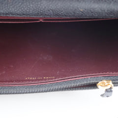 Chanel Caviar Wallet On Chain WOC Black Series 19