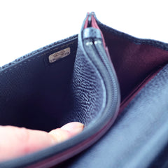 Chanel Caviar Wallet On Chain WOC Black Series 19