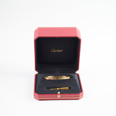Cartier Free Love Bracelet Small Model Size 19 Yellow Gold