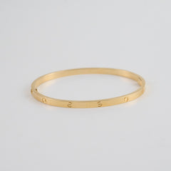 Cartier Free Love Bracelet Small Model Size 19 Yellow Gold