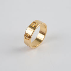 Cartier Classic Model Love Ring Size 50