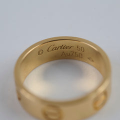 Cartier Classic Model Love Ring Size 50