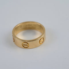 Cartier Classic Model Love Ring Size 50