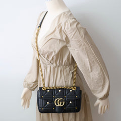 Gucci Pearl Marmont Medium Black