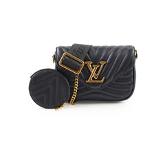 Louis Vuitton New Wave Multi Pochette Black Micochip