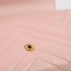 Gucci Marmont Long Wallet Light Pink