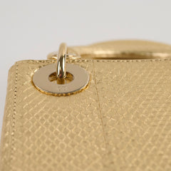 Dior Mini Lady Dior Exotic Python Gold
