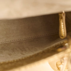 Dior Mini Lady Dior Exotic Python Gold