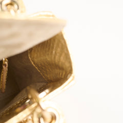 Dior Mini Lady Dior Exotic Python Gold