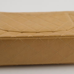 Chanel Vintage Medium/Large Double Classic Flap Beige