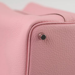 Hermes Picotin 18 Clemence Rose Sakura W Stamp