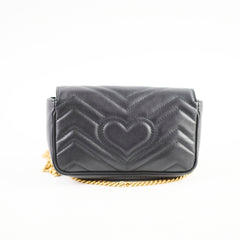 Gucci Super Mini Marmont Black