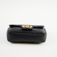 Gucci Super Mini Marmont Black