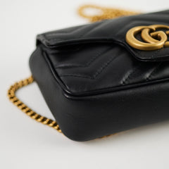 Gucci Super Mini Marmont Black