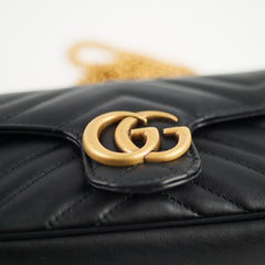 Gucci Super Mini Marmont Black