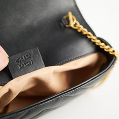 Gucci Super Mini Marmont Black