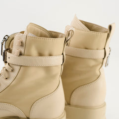Prada Monolith Boots Beige size 37