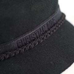 Dior Travel Cap Wool Black - Size 57