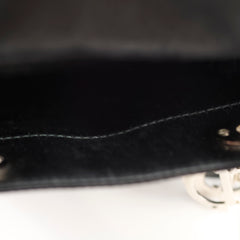 Christian Dior Mini Lady Dior Satin with Crystal Embellishment Black