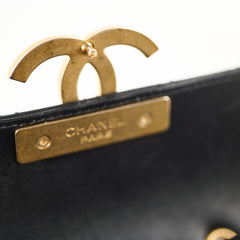 Chanel Seasonal Chic Enamel Flap Black
