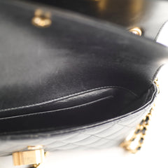 Chanel Seasonal Chic Enamel Flap Black