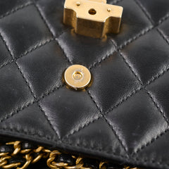 Chanel Seasonal Chic Enamel Flap Black