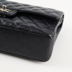 Chanel Caviar Medium/Large M/L Classic Flap Black