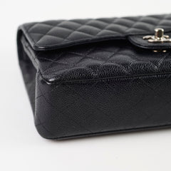 Chanel Caviar Medium/Large M/L Classic Flap Black