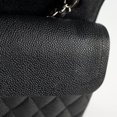 Chanel Caviar Medium/Large M/L Classic Flap Black