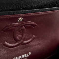 Chanel Caviar Medium/Large M/L Classic Flap Black